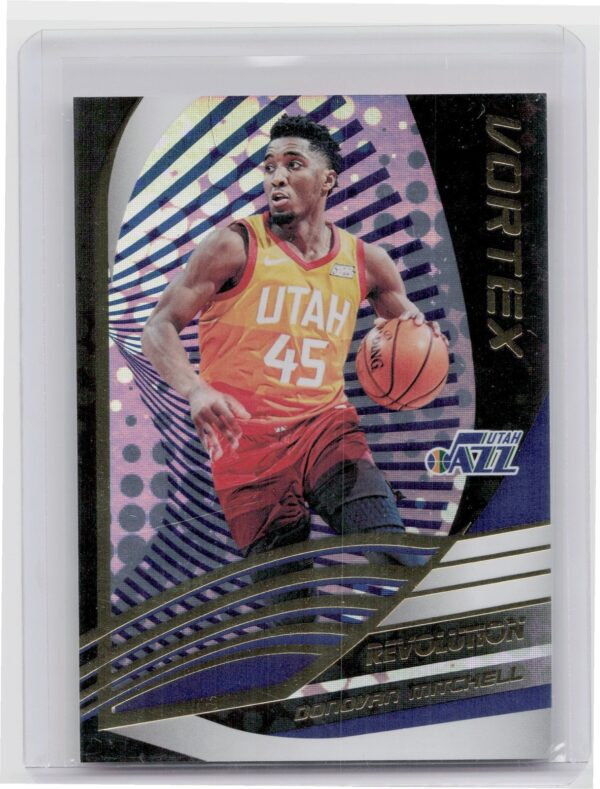 2019-20 Panini Revolution Donovan Mitchell #9 Jazz Vortex