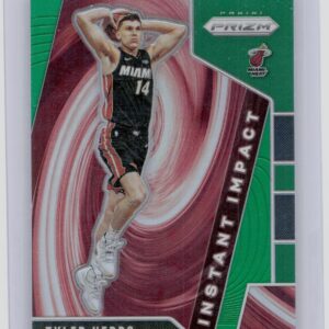 2019-20 Prizm Tyler Herro #1 Heat Instant Impact Green