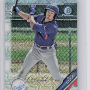 2019 Bowman Gavin Lux #BCP-130 Dodgers Chrome Prospects Mojo Refractors