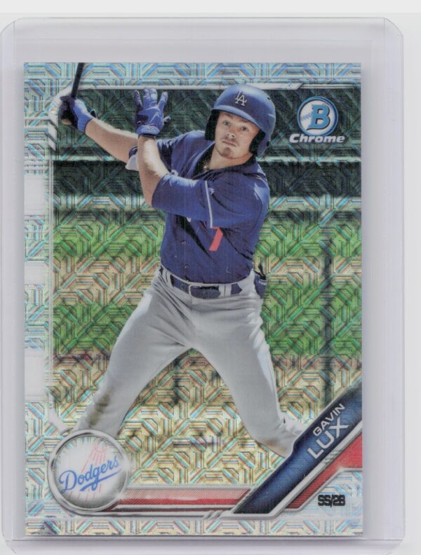 2019 Bowman Gavin Lux #BCP-130 Dodgers Chrome Prospects Mojo Refractors