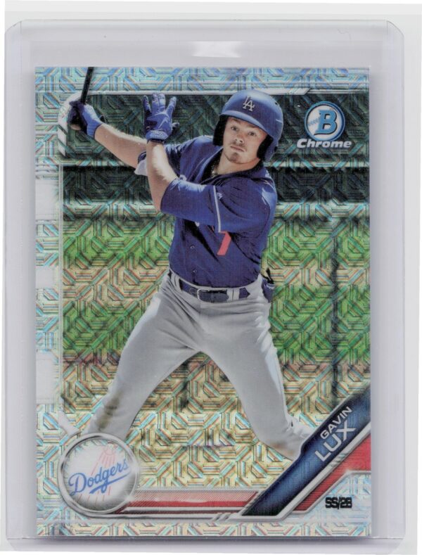 2019 Bowman Gavin Lux #BCP-130 Dodgers Chrome Prospects Mojo Refractors