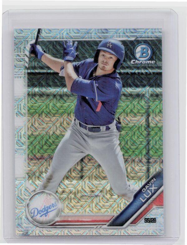 2019 Bowman Gavin Lux #BCP-130 Dodgers Chrome Prospects Mojo Refractors