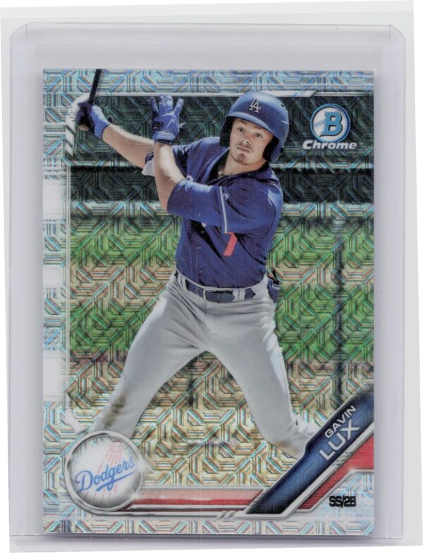 2019 Bowman Gavin Lux #BCP-130 Dodgers Chrome Prospects Mojo Refractors