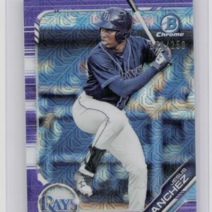 2019 Bowman Jesus Sanchez /250 #BCP-135 Rays Prospects Mojo Refractors Purple