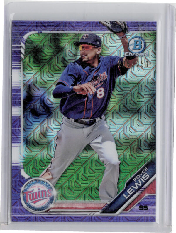 2019 Bowman Royce Lewis SN250 #BCP-103 Twins Chrome Prospects Mojo Refractors Pu