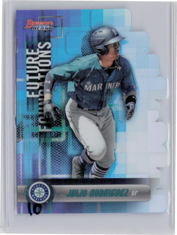 2019 Bowman's Best Julio Rodriguez #FF-JR Mariners Future Foundations Die Cuts