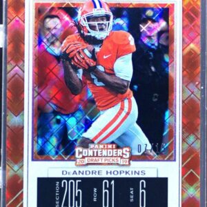 2019 Contenders DP Coll DeAndre Hopkins Diamond Ticket /15 #29 Tigers