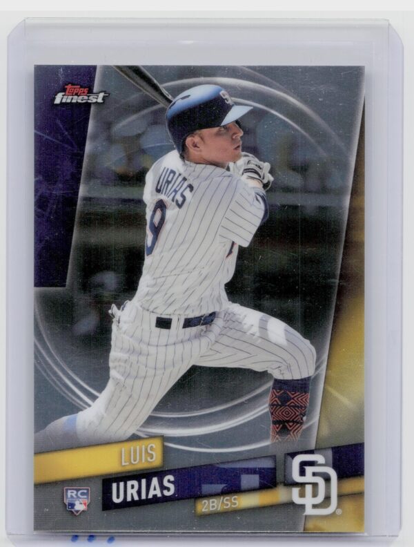 2019 Finest Luis Urias RC #56 Padres