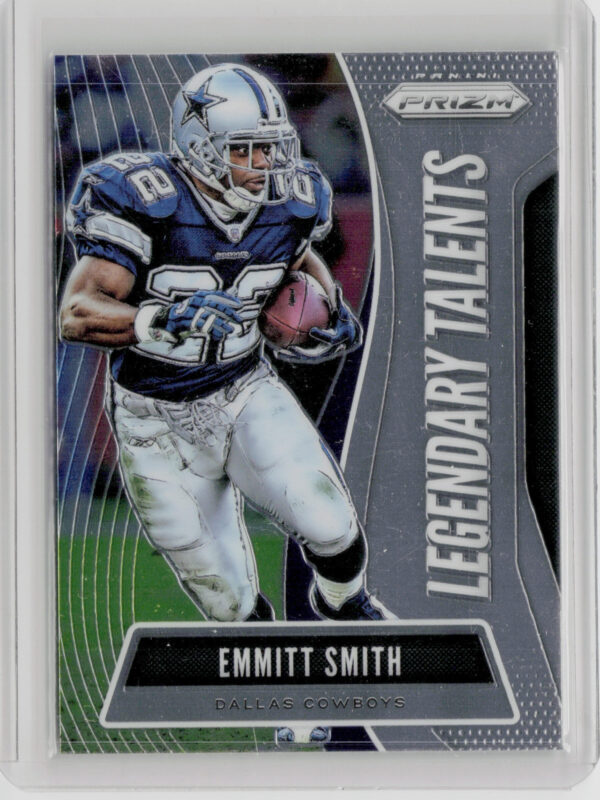 2019 Panini Prizm Emmitt Smith #LT-ES Cowboys Legendary Talents