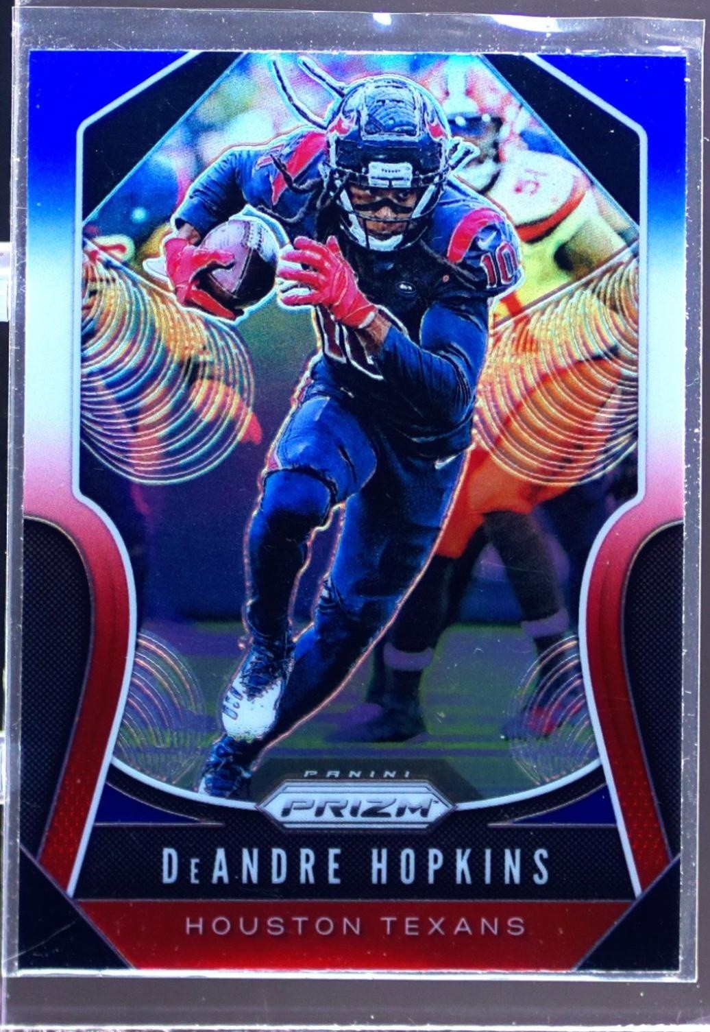2019 Prizm DeAndre Hopkins Red White and Blue #132 Texans