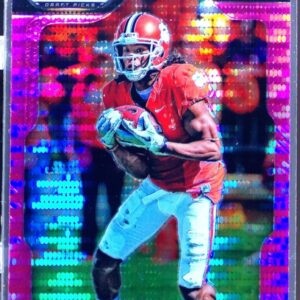 2019 Prizm Draft Picks DeAndre Hopkins Prizms Pink Pulsar #28 Tigers