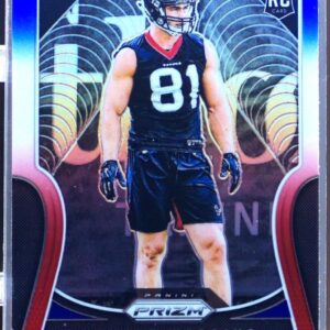 2019 Prizm Kahale Warring Red White and Blue RC #394 Texans