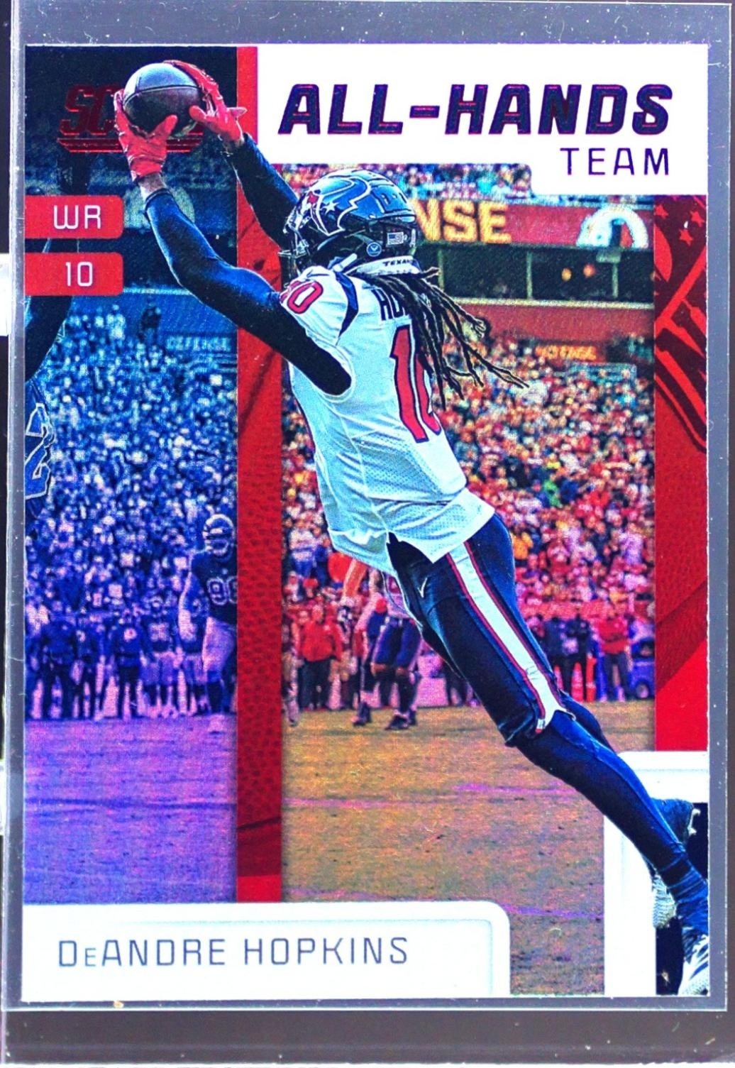 2019 Score DeAndre Hopkins #AHT-8 Texans All Hands Team Red
