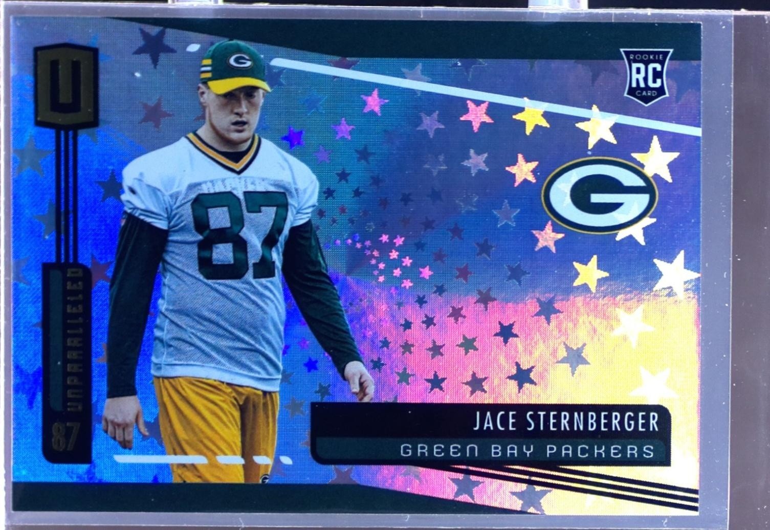 2019 Unparalleled Jace Sternberger Astral /200 RC #257 Packers