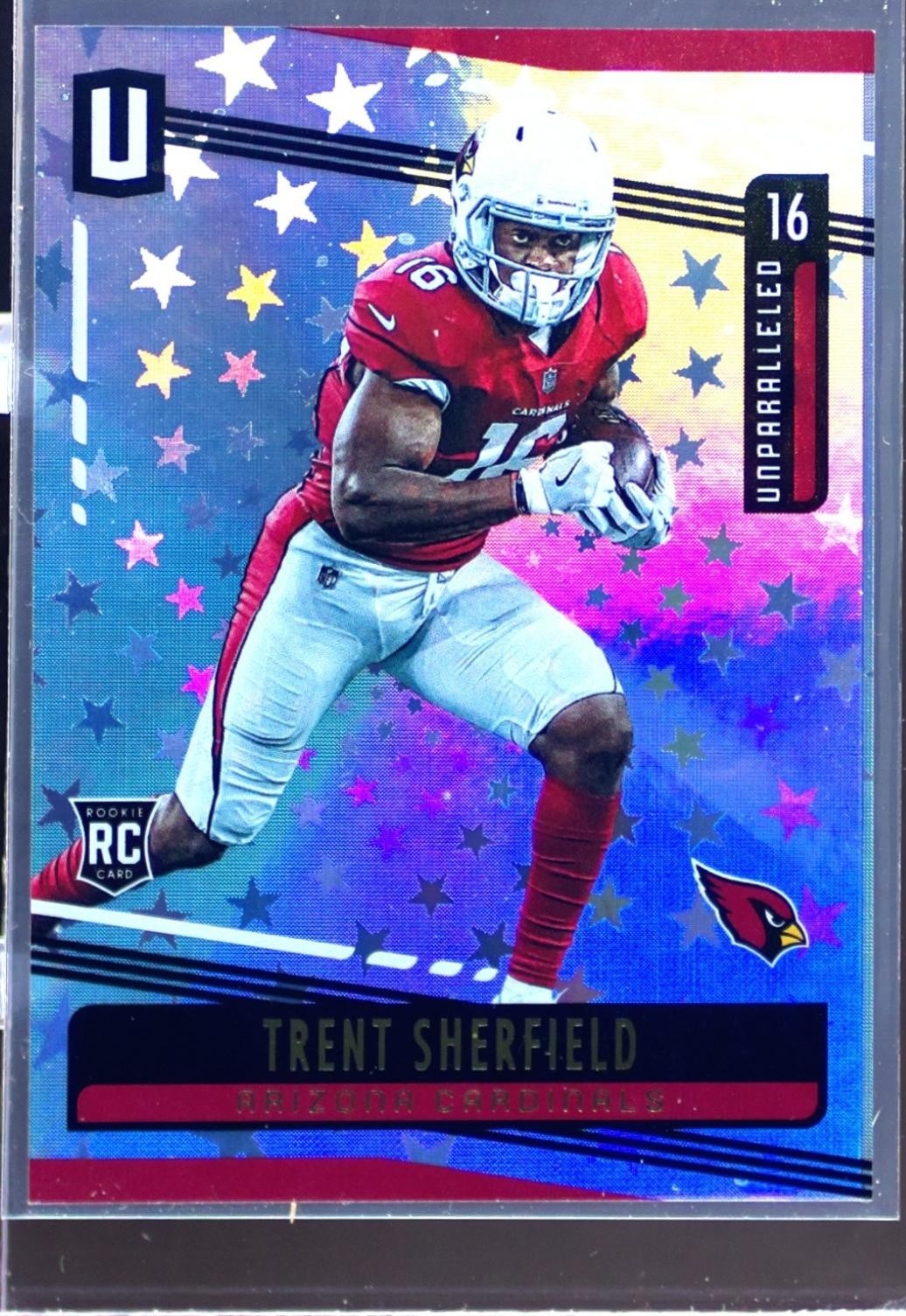 2019 Unparalleled Trent Sherfield Astral /200 RC #155 Cardinals