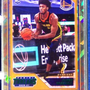 2020-21 Chronicles James Wiseman Green Ice RC #93 Warriors