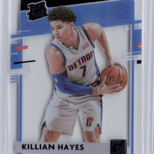 2020-21 Clearly Donruss Killian Hayes RC #97 Pistons