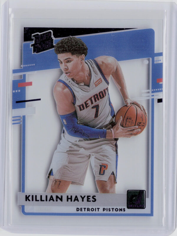 2020-21 Clearly Donruss Killian Hayes RC #97 Pistons