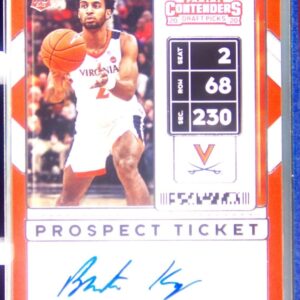 2020-21 Contenders Draft Picks Braxton Key Auto #132 Cavaliers