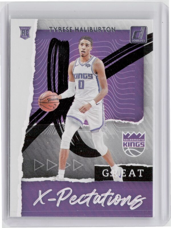 2020-21 Donruss Tyrese Haliburton #12 Kings Great X Pectations