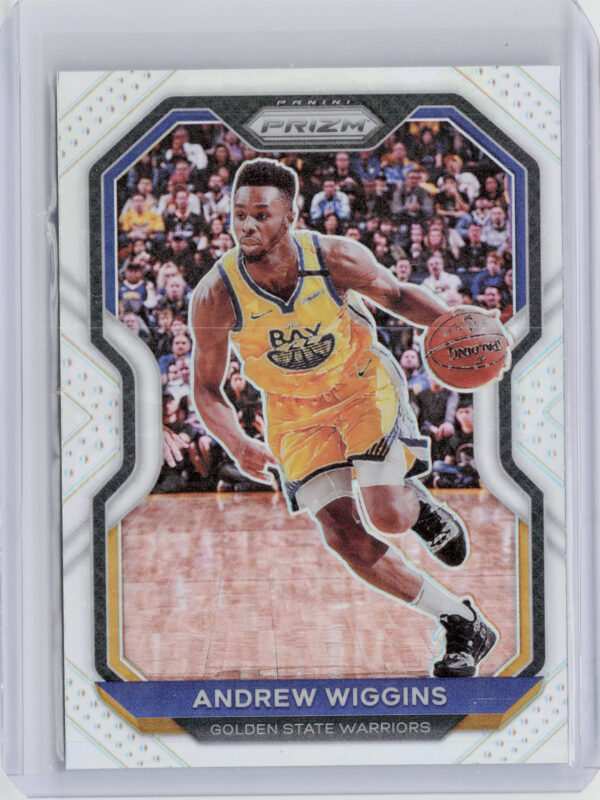 2020-21 Panini Prizm Andrew Wiggins Silver Prizms #132 Warriors