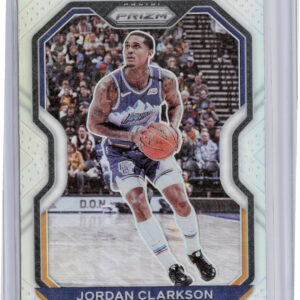 2020-21 Panini Prizm Jordan Clarkson Silver Prizms #135 Jazz