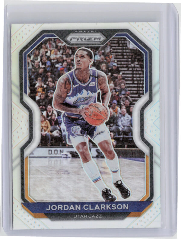2020-21 Panini Prizm Jordan Clarkson Silver Prizms #135 Jazz