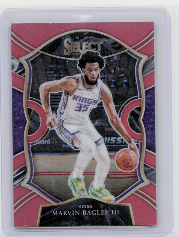 2020-21 Select Marvin Bagley III Concourse Red /199 #25 Kings