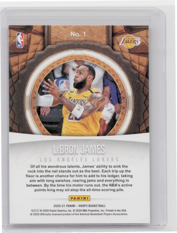 2020-21Hoops Anthony Davis #5 Lakers Prime Twine - Image 3