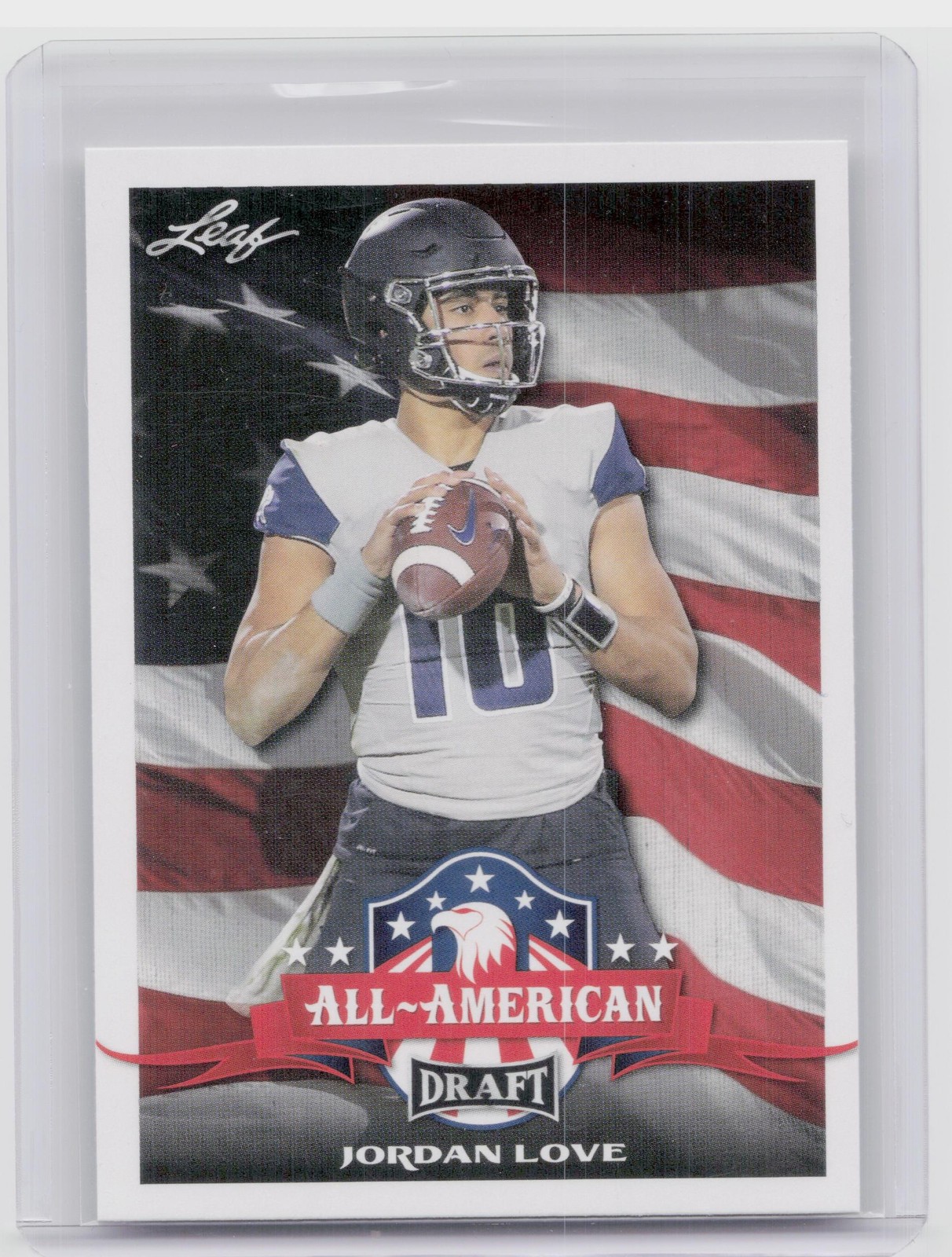 2020 All-American Leaf Draft Jordan Love #71 Aggies