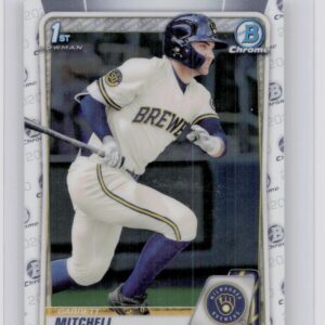 2020 Bowman Draft Garrett Mitchell Chrome #BD-118 Brewers