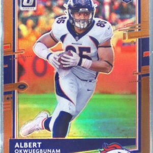 2020 Donruss Optic Albert Okwuegbunam Bronze RC #124 Broncos