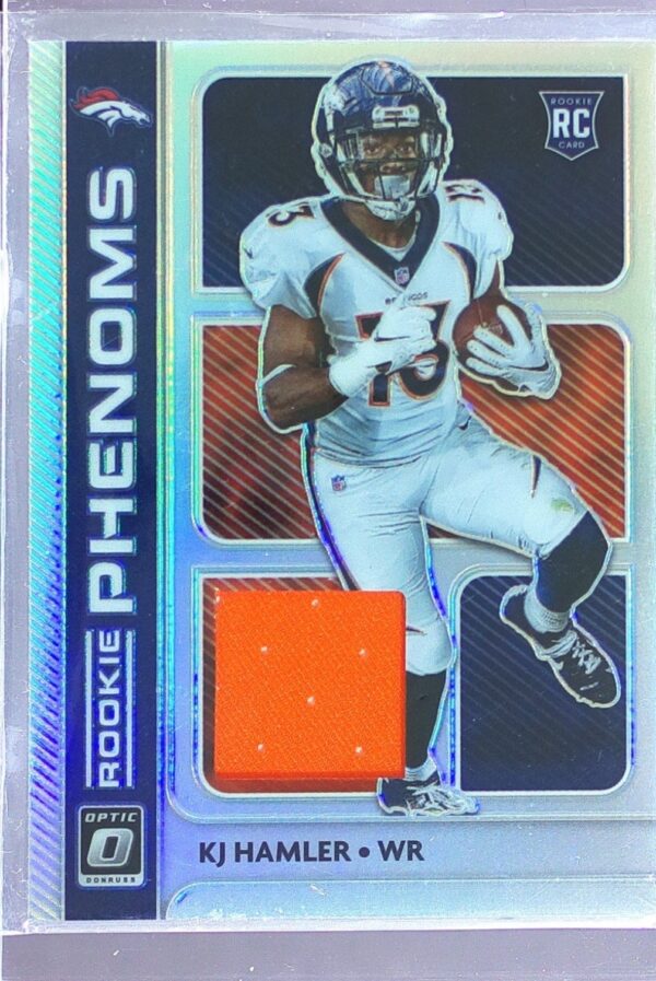 2020 Donruss Optic KJ Hamler JSY RC #RP-20 Broncos Rookie Phenoms