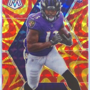 2020 Mosaic Devin Duvernay Prizm Reactive Orange RC #232 Ravens