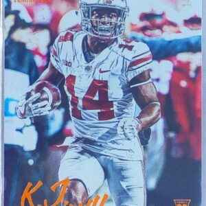 2020 Panini Luminance K.J. Hill Orange /50 RC #181 Chargers