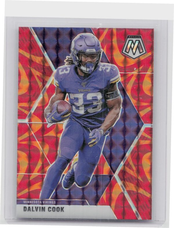 2020 Panini Mosaic Dalvin Cook Prizm Reactive Orange #130 Vikings