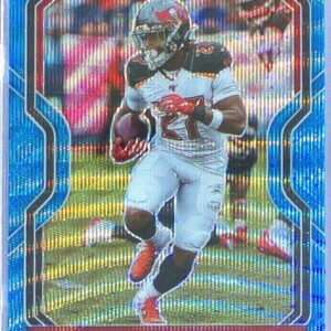 2020 Prizm Ronald Jones II Prizm Blue Wave /199 #257 Buccaneers