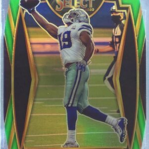 2020 Select Amari Cooper Neon Green Prizm Die Cut #143 Cowboys