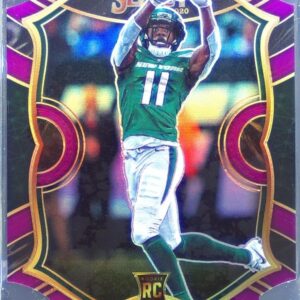 2020 Select Denzel Mims Purple Prizm Die Cut RC #63 Jets