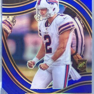 2020 Select Tyler Bass Blue Prizm Die Cut RC #389 Bills