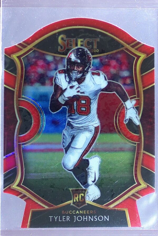 2020 Select Tyler Johnson Red Prizm Die Cut RC #85 Buccaneers