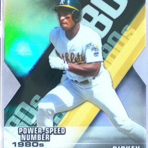 2020 Topps Chrome Rickey Henderson #DOD-3 Athletics Decade of Dominance Die Cuts