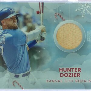 2020 Topps Holiday Hunter Dozier VAR JSY #WHR-HD Royals Relics