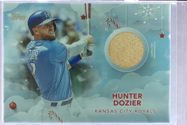2020 Topps Holiday Hunter Dozier VAR JSY #WHR-HD Royals Relics