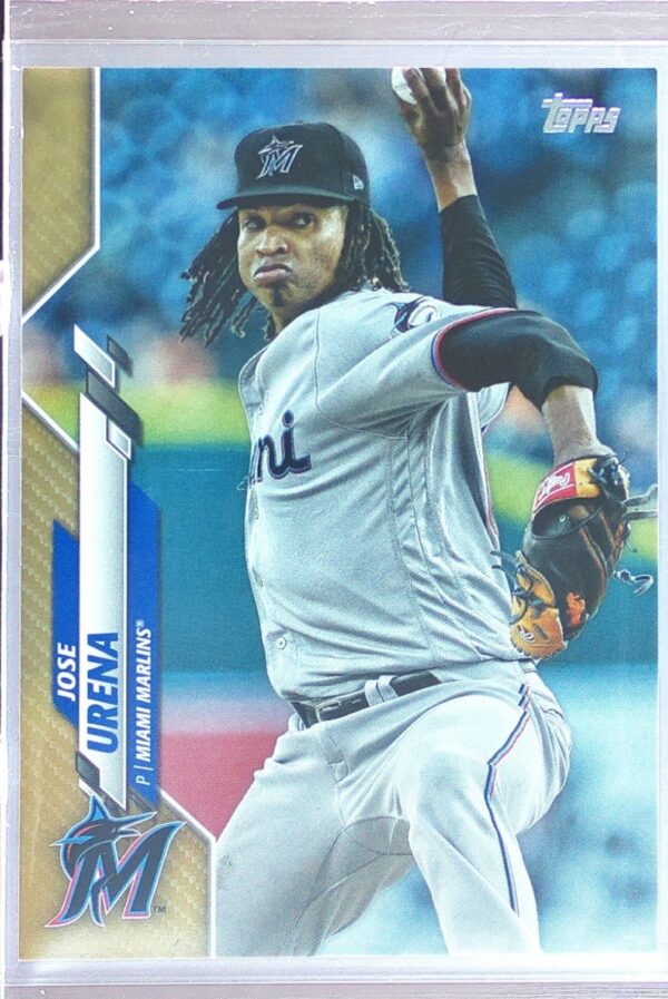 2020 Topps Jose Urena Gold /2020 #270 Marlins
