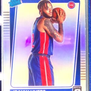 2021-22 Donruss Optic Isaiah Livers Holo RC #177 Pistons