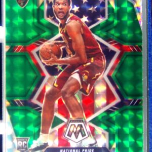 2021-22 Mosaic Evan Mobley National Pride Green RC #258 Cavaliers