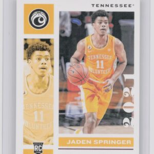 2021-22 Panini Chronicles Draft Picks Jaden Springer Rookie #20 Volunteer