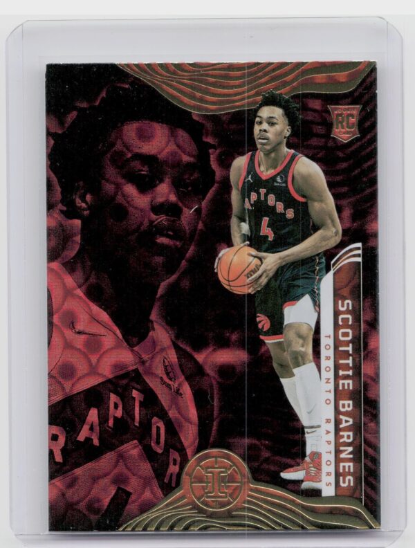 2021-22 Panini Illusions Scottie Barnes Asia Red #154 Raptors