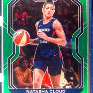 2021-22 Panini Prizm WNBA Natasha Cloud Prizms Green #32 Mystics